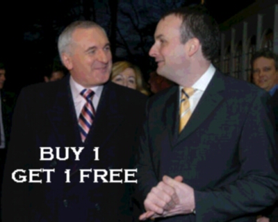 Bertie Ahern and Mich�al Martin: Buy 1, Get 1 Free